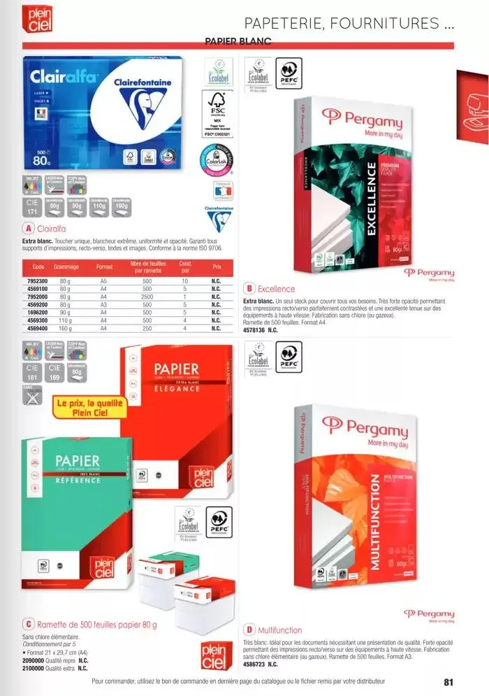 Écoles et loisirs 2025 du 1 janvier au 31 décembre 2025 - Catalogue page 81