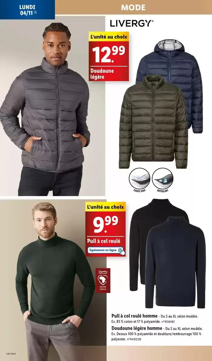 Bénéficiez de promotions sur une sélection de produits, incluant viande, fruit et fromage du 30 octobre au 5 novembre 2024 - Catalogue page 74