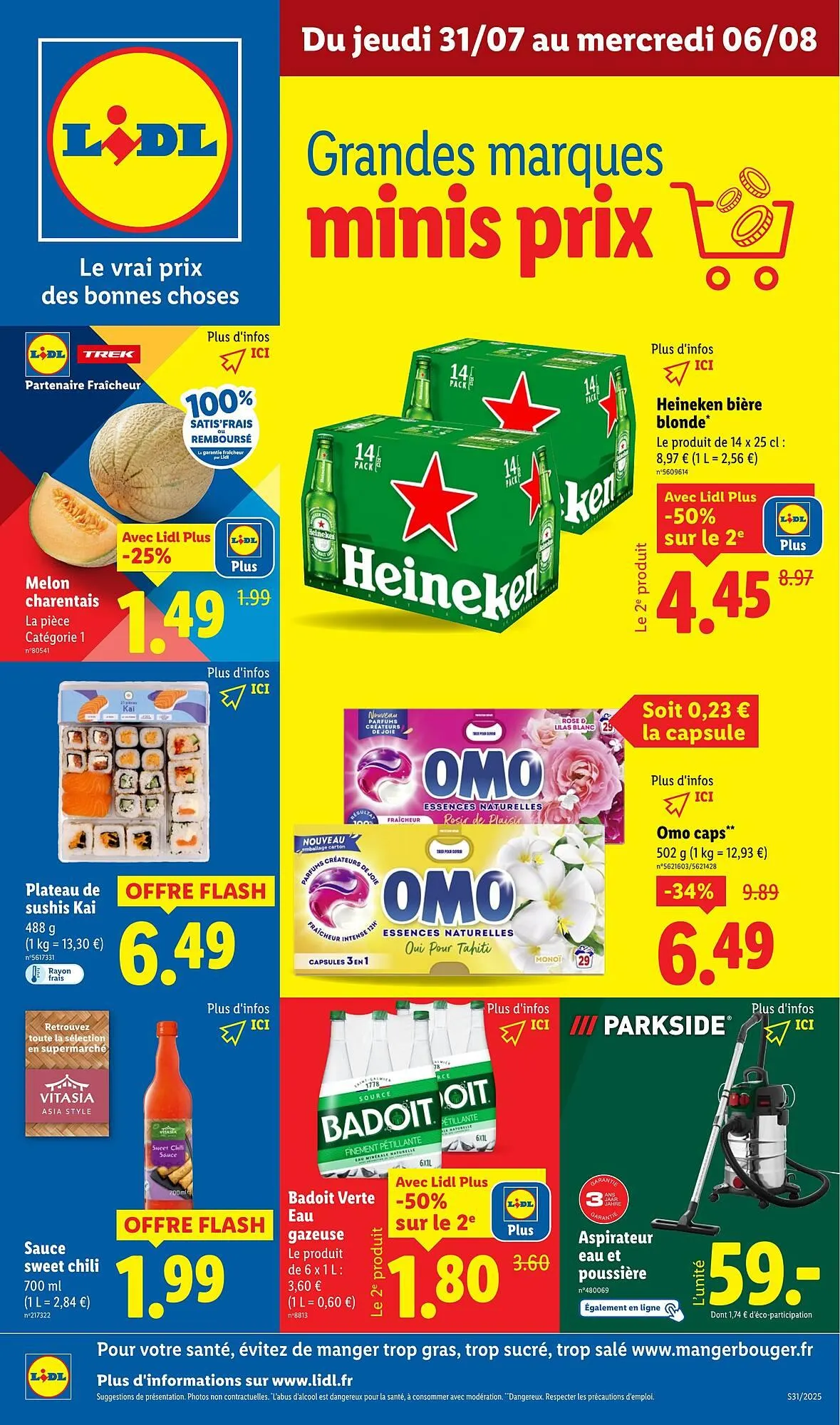 Catalogue Lidl du 31 juillet au 6 août 2025 - Catalogue page 1