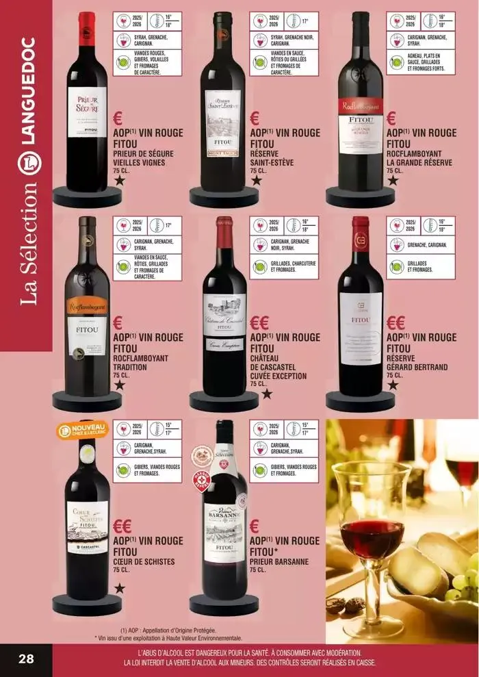 GUIDE DES VINS 2025 2026 du 27 février au 31 janvier 2027 - Catalogue page 28