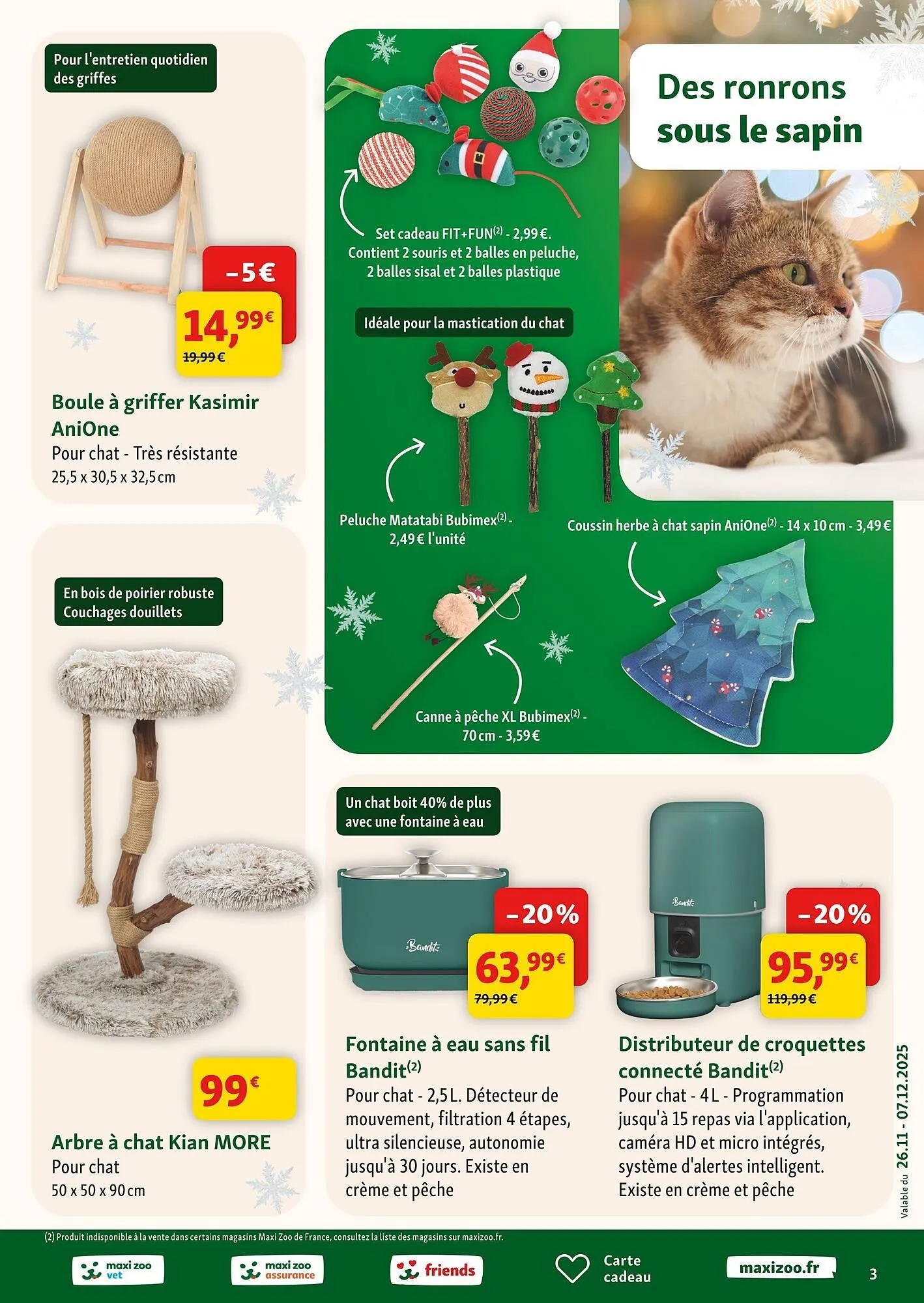 Catalogue Maxi Zoo du 26 novembre au 7 décembre 2025 - Catalogue page 3