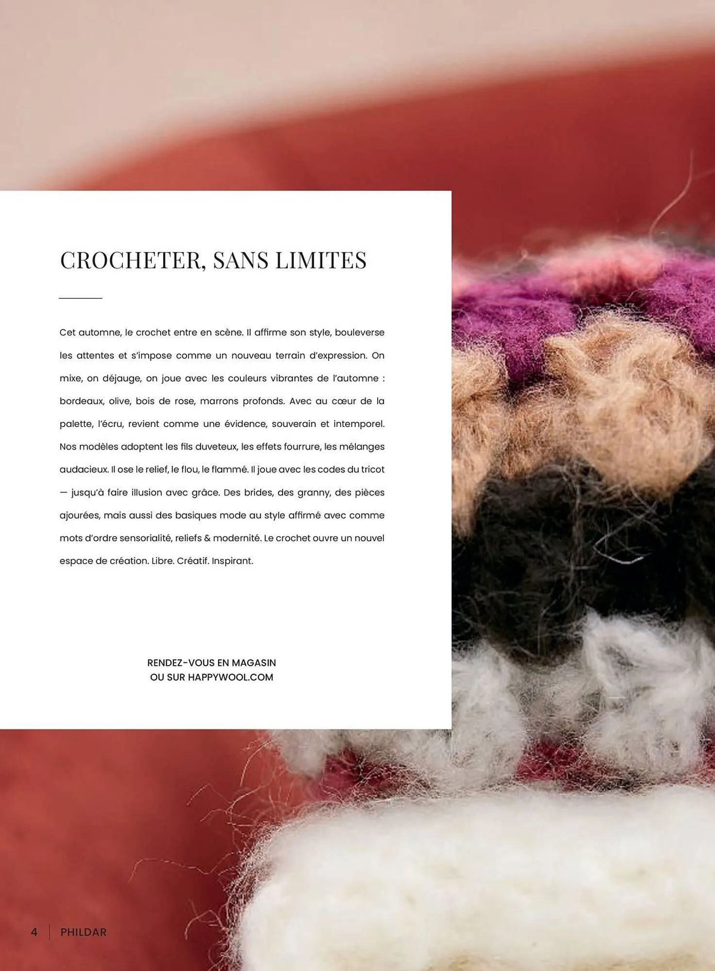 Catalogue Phildar du 24 septembre au 28 février 2026 - Catalogue page 4