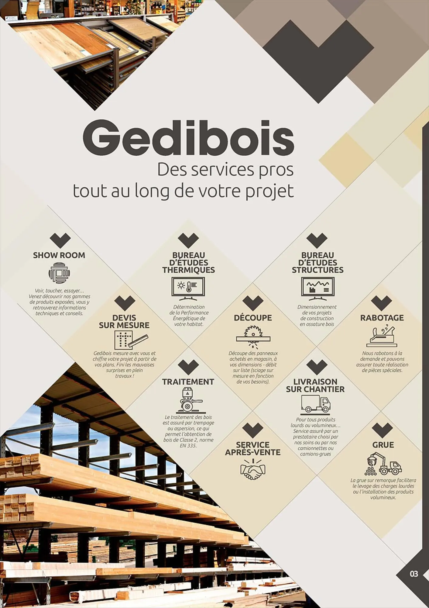 Catalogue Gédibois du 12 juin au 31 juillet 2023 - Catalogue page 3