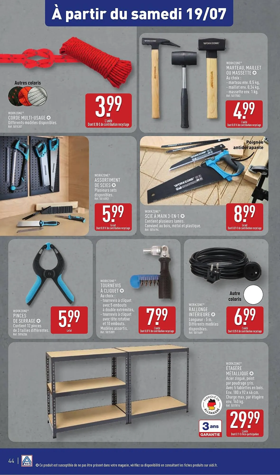 Catalogue ALDI du 16 juillet au 21 juillet 2025 - Catalogue page 45