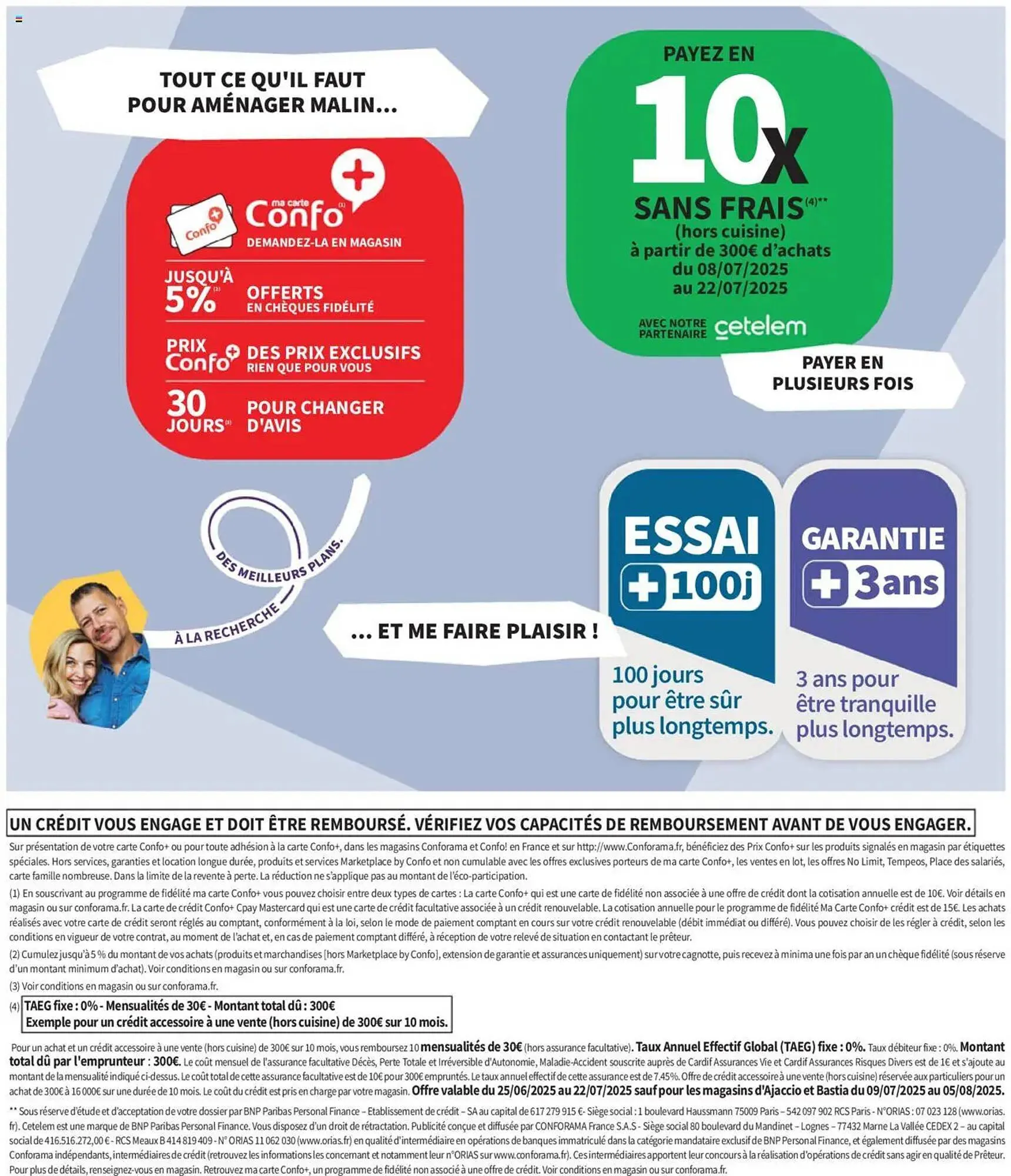 Catalogue Conforama du 8 juillet au 4 août 2025 - Catalogue page 2