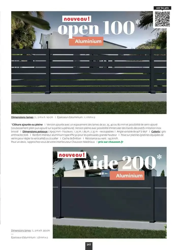 Aménagez votre extérieur SAISON 2025 du 1 janvier au 31 décembre 2025 - Catalogue page 149