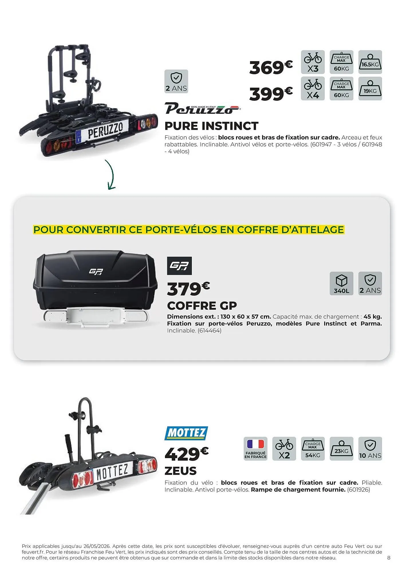 Catalogue Feu Vert du 13 avril au 31 décembre 2026 - Catalogue page 8