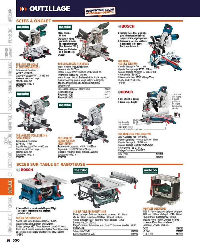 Guide produits 2024 du 15 mars au 31 décembre 2024 - Catalogue page 550