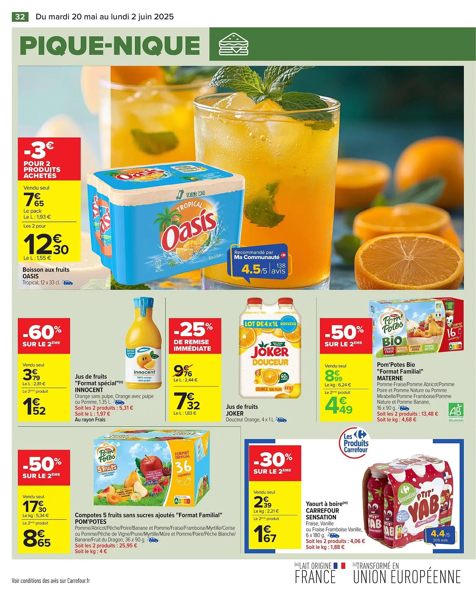 Catalogue Carrefour du 20 mai au 2 juin 2025 - Catalogue page 34