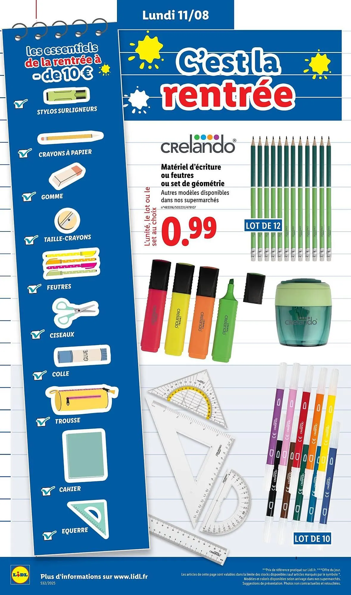 Catalogue Lidl du 11 août au 14 août 2025 - Catalogue page 16