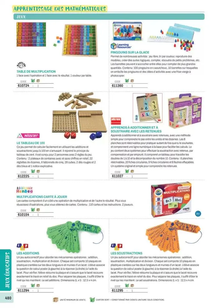 Nos Catalogues Thématiques du 1 janvier au 31 décembre 2025 - Catalogue page 482