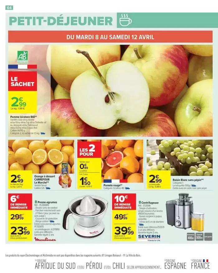 JOYEUSES PÂQUES & MEILLEURS PRIX du 8 avril au 21 avril 2025 - Catalogue page 66