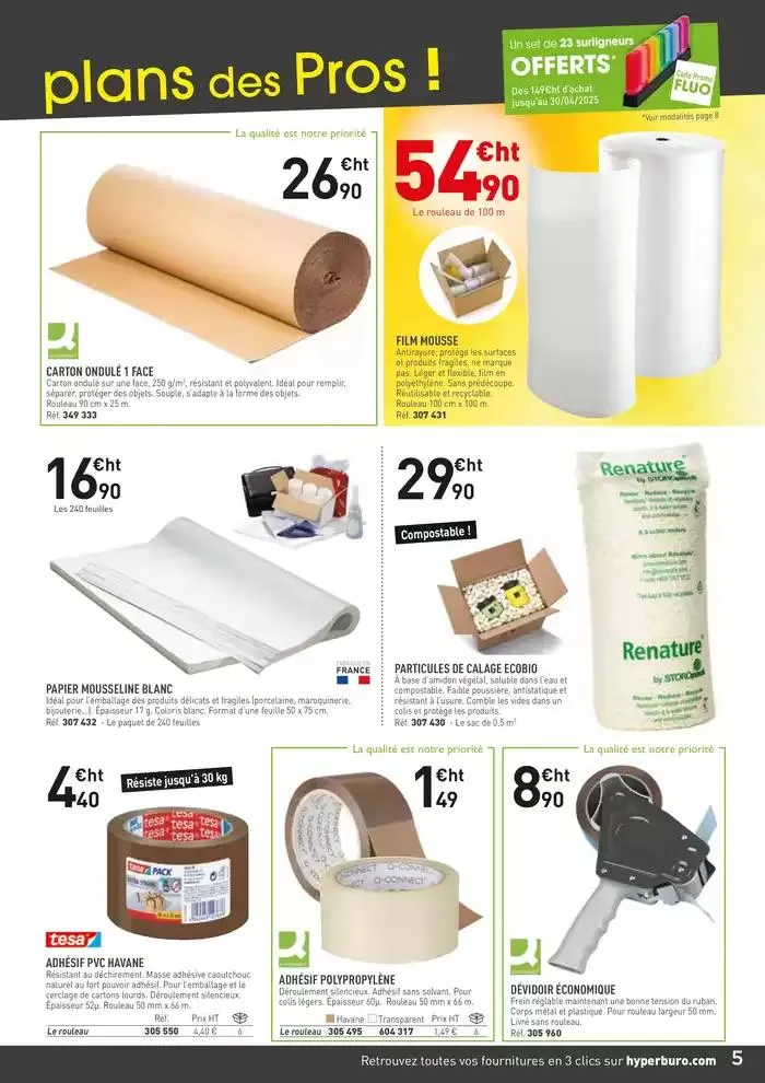Nos Promotions du 3 mars au 30 avril 2025 - Catalogue page 5