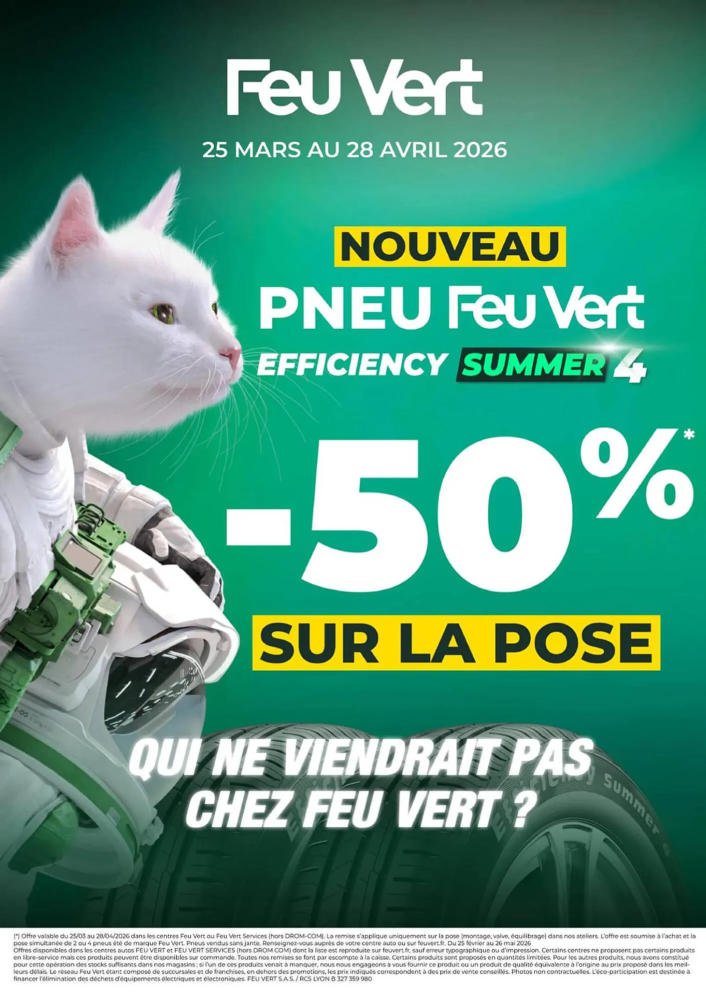 Catalogue Feu Vert du 25 mars au 28 avril 2026 - Catalogue page 1