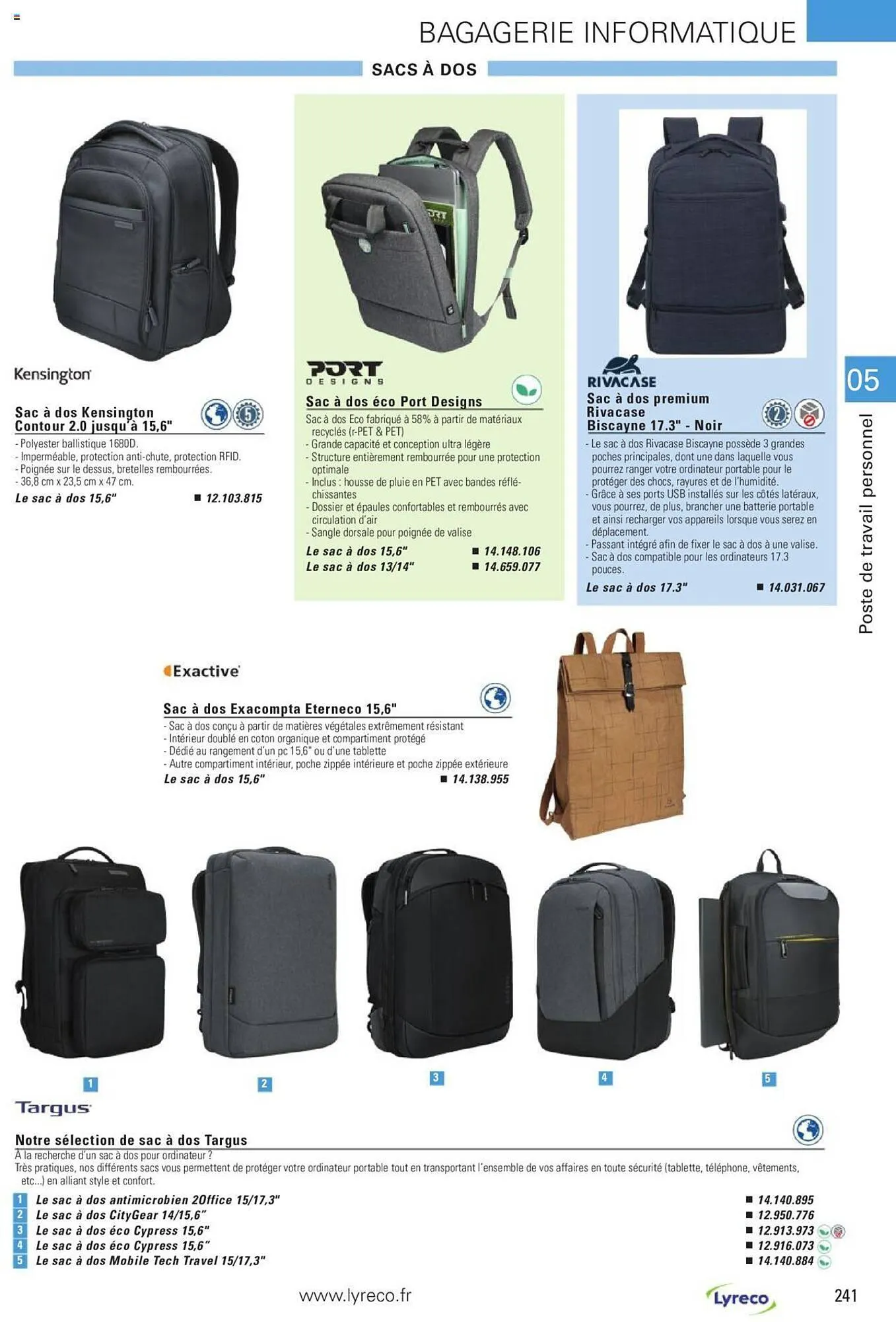 Catalogue Lyreco du 15 mai au 31 décembre 2023 - Catalogue page 241