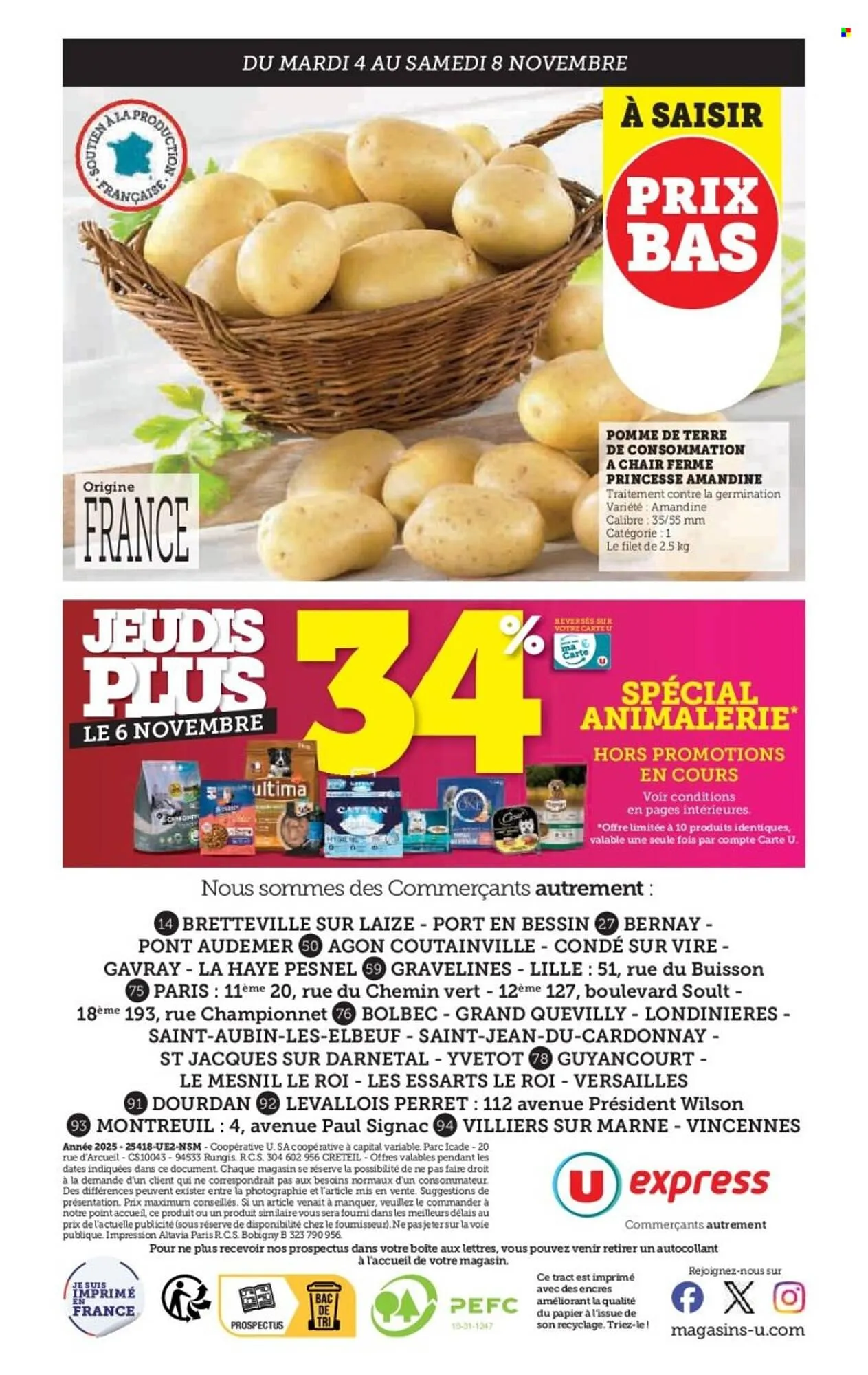 Catalogue U Express du 4 novembre au 16 novembre 2025 - Catalogue page 20
