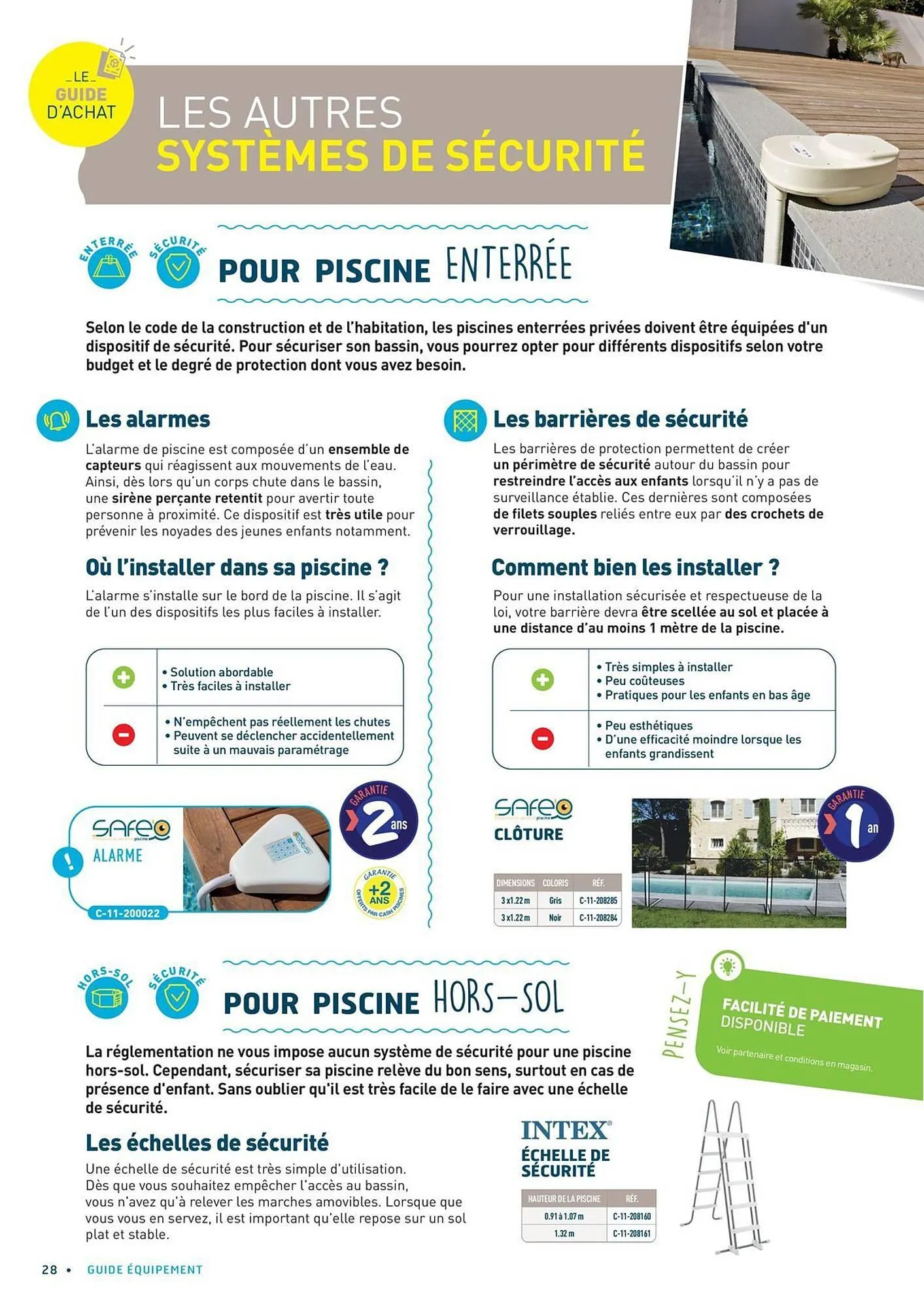 Catalogue Cash Piscines du 22 avril au 31 août 2025 - Catalogue page 28