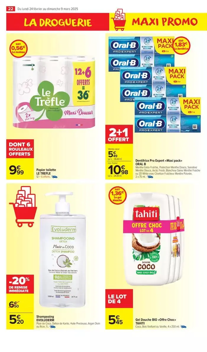 MAXI PROMO MINI PRIX du 24 février au 9 mars 2025 - Catalogue page 24