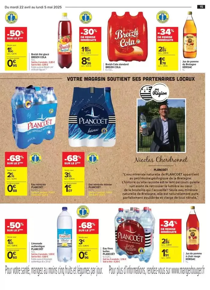 LE MEILLEUR DE MA RÉGION du 22 avril au 5 mai 2025 - Catalogue page 15