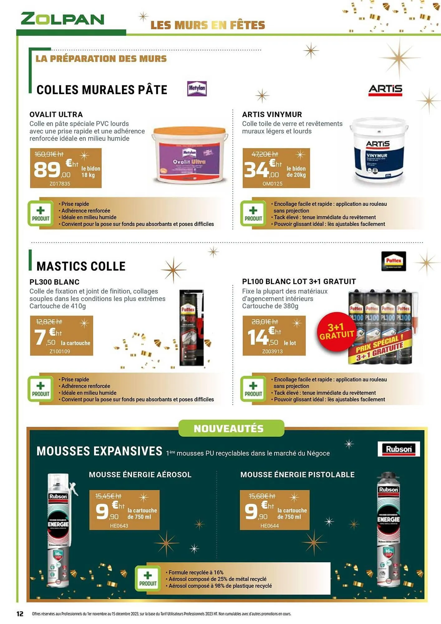 Catalogue Zolpan du 3 novembre au 15 décembre 2023 - Catalogue page 12