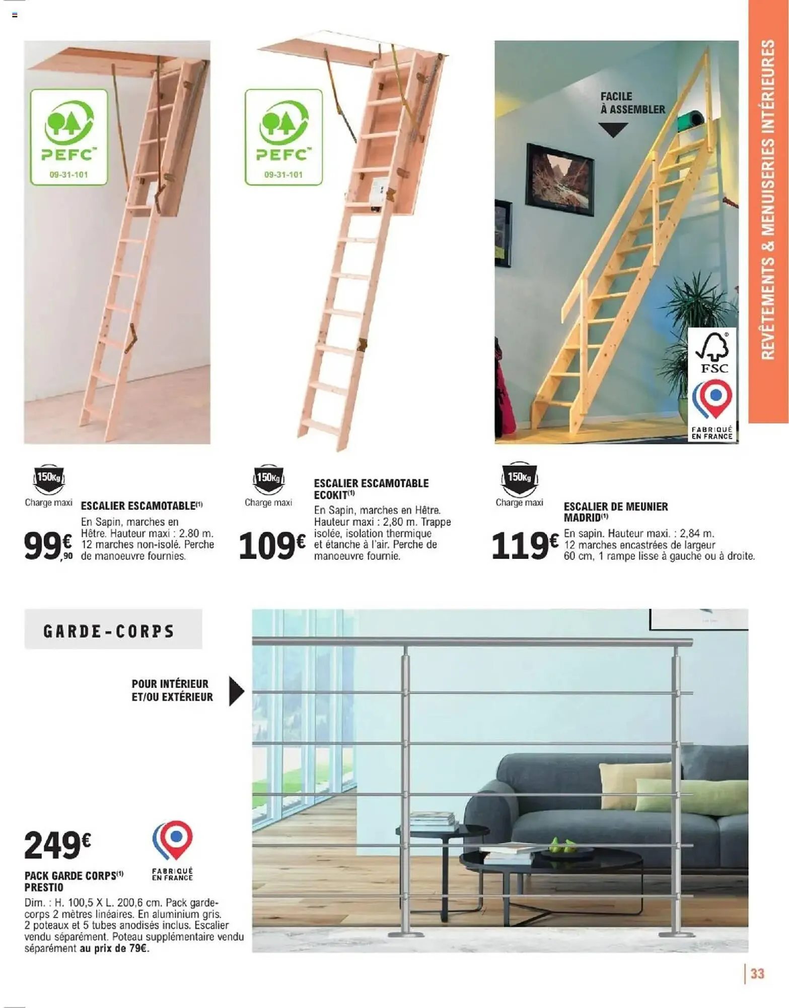 Catalogue E.Leclerc Brico du 7 janvier au 31 décembre 2025 - Catalogue page 33