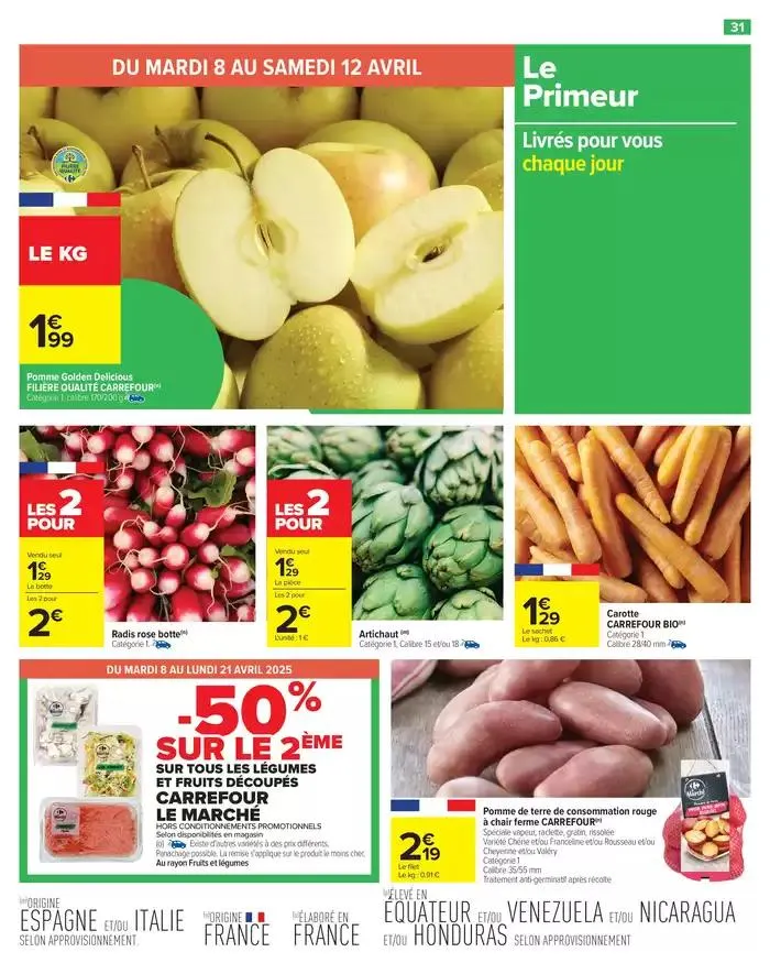 JOYEUSES PÂQUES & MEILLEURS PRIX du 8 avril au 21 avril 2025 - Catalogue page 33