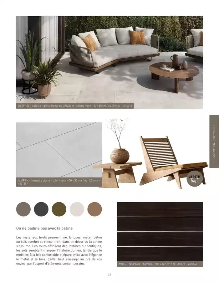 Guide Terrasse 2025 du 1 janvier au 31 décembre 2025 - Catalogue page 23