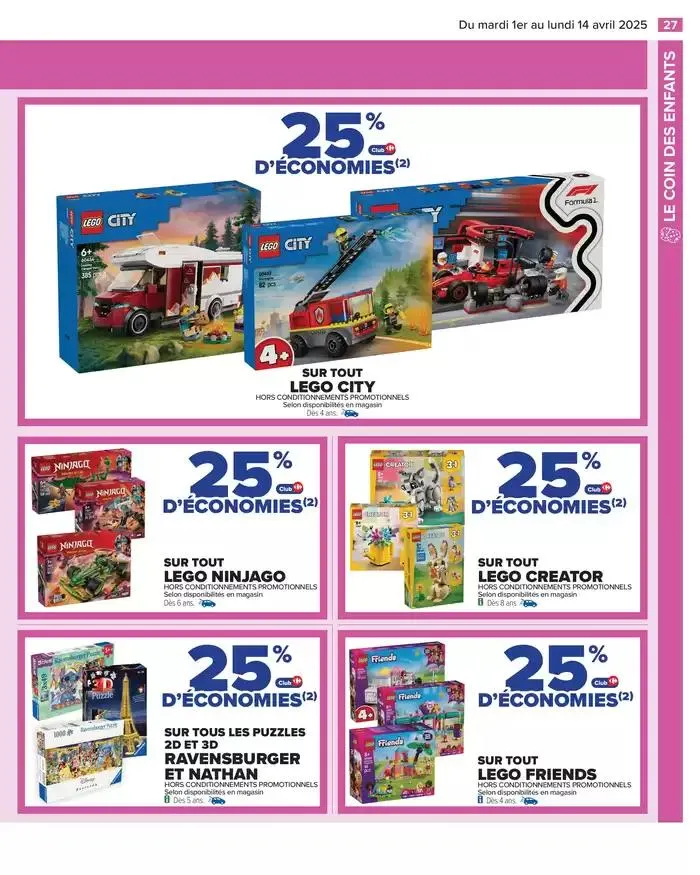 LE COIN DES ENFANTS du 1 avril au 14 avril 2025 - Catalogue page 29