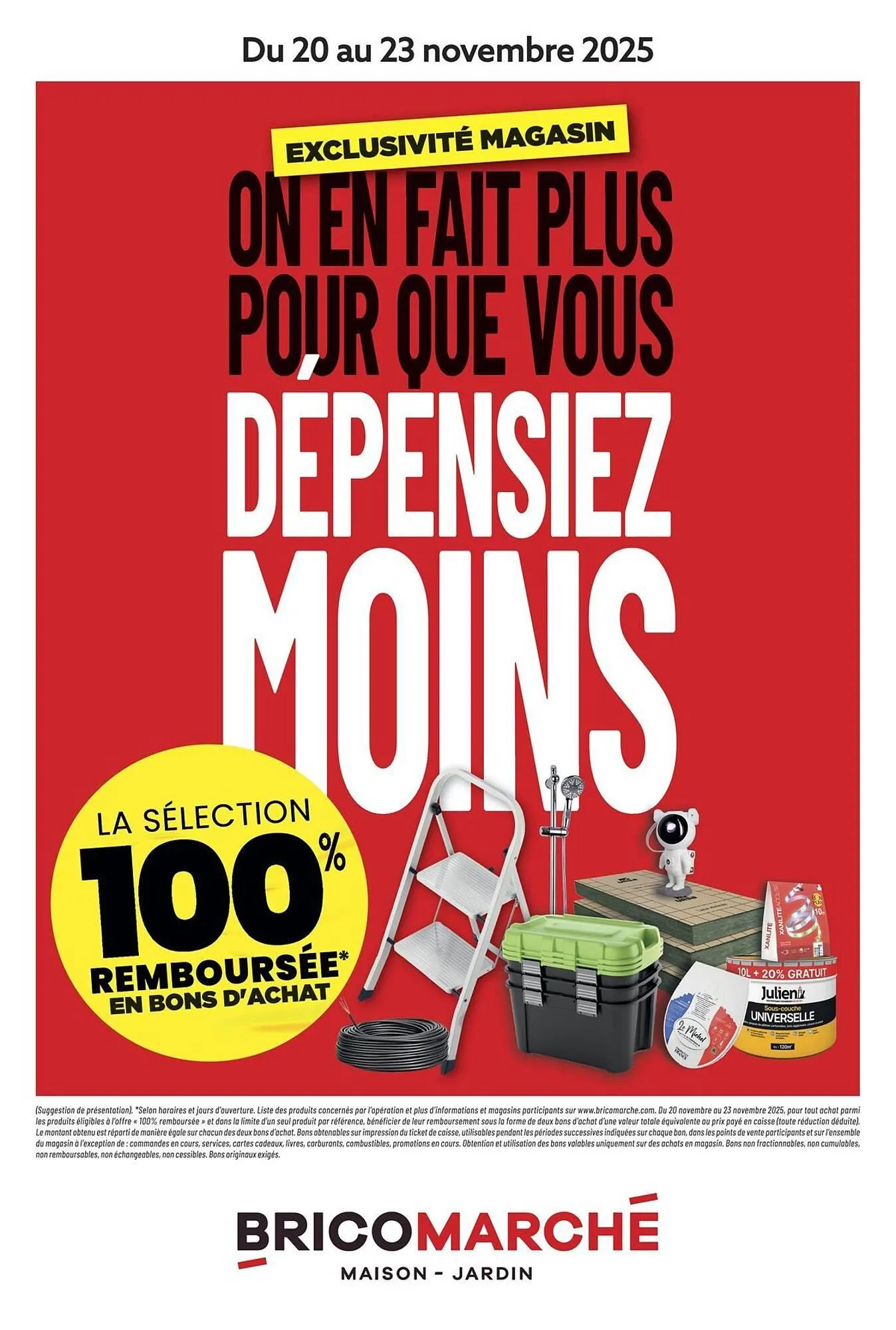 Catalogue Bricomarché du 20 novembre au 23 novembre 2025 - Catalogue page 1