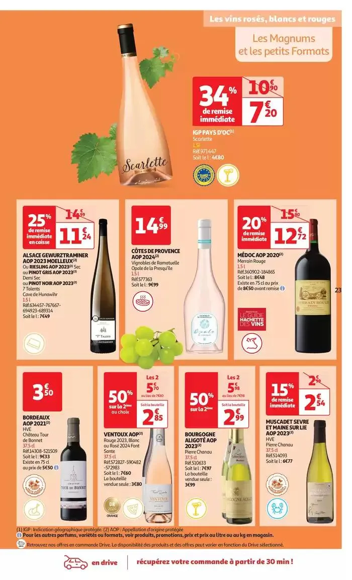 Foire aux vins : une sélection à prix modérés du 1 avril au 13 avril 2025 - Catalogue page 23