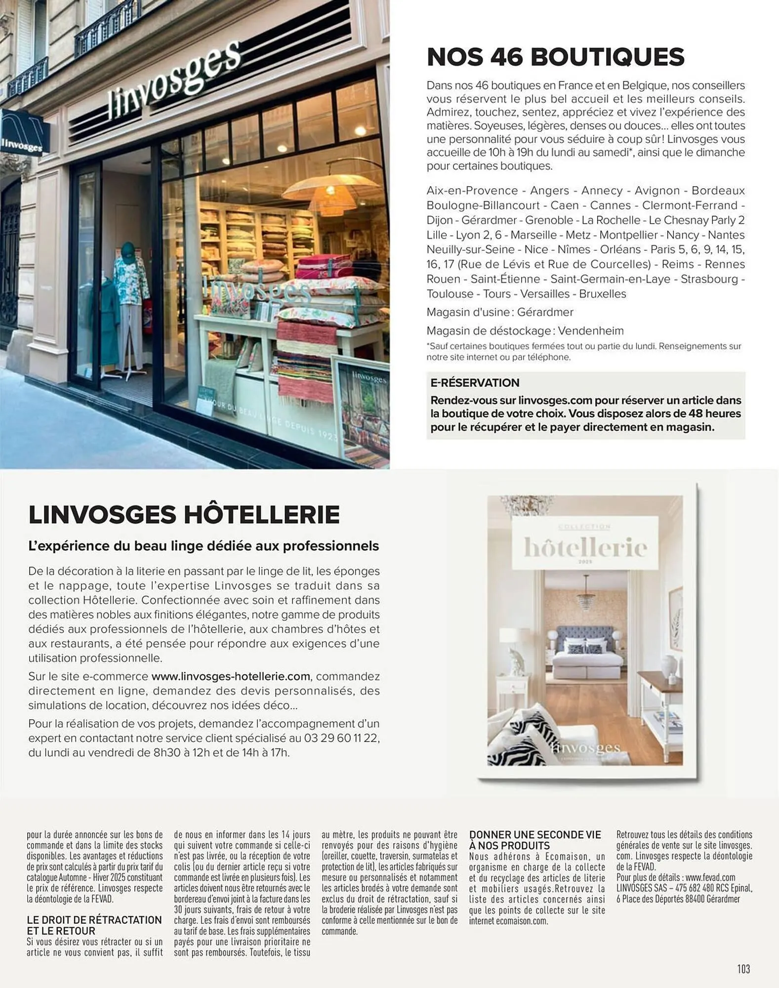 Catalogue Linvosges du 1 septembre au 28 février 2026 - Catalogue page 105