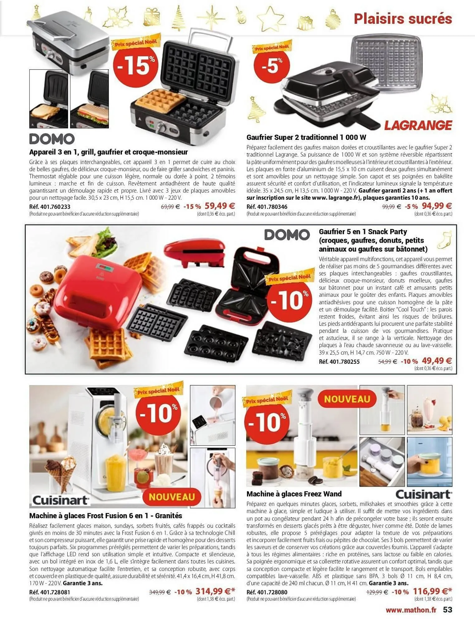 Catalogue Mathon du 28 octobre au 31 décembre 2025 - Catalogue page 53