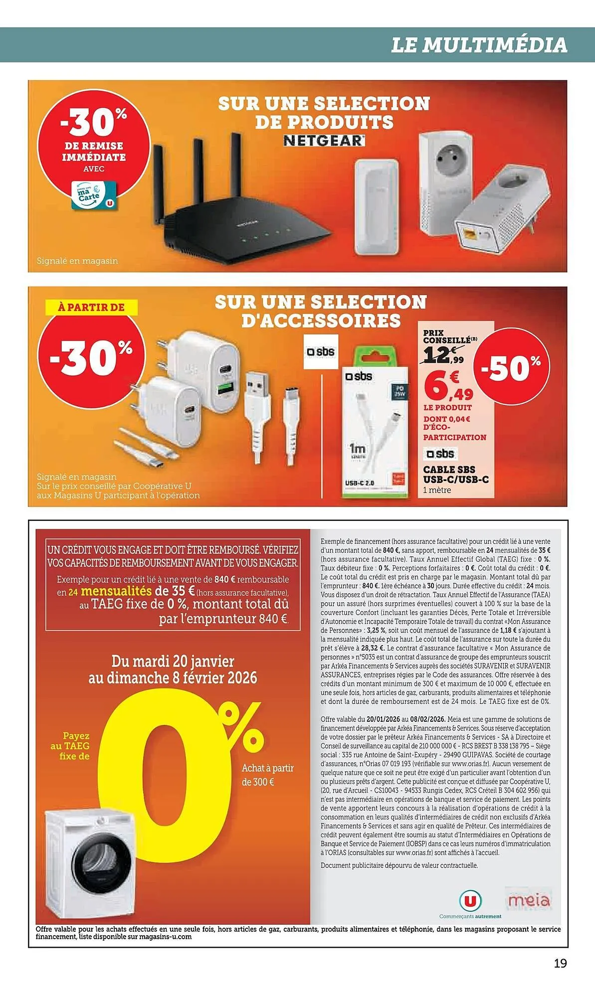 Catalogue Super U du 20 janvier au 8 février 2026 - Catalogue page 19