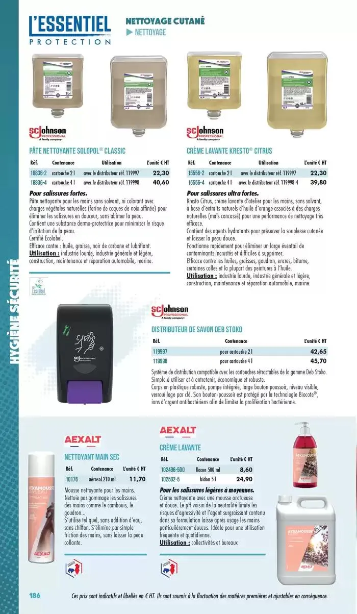 Essentiel Protection 2025 tarifé du 3 mars au 31 décembre 2025 - Catalogue page 188