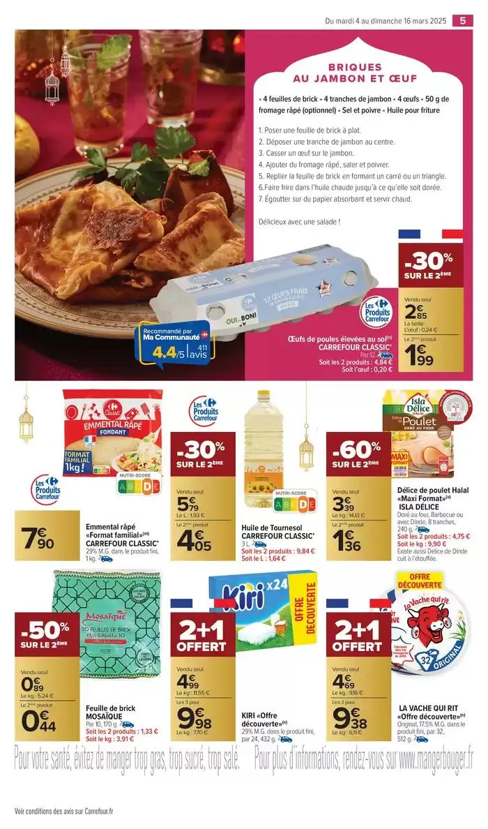 TOUT LE RAMADAN À PETIT PRIX du 4 mars au 16 mars 2025 - Catalogue page 5