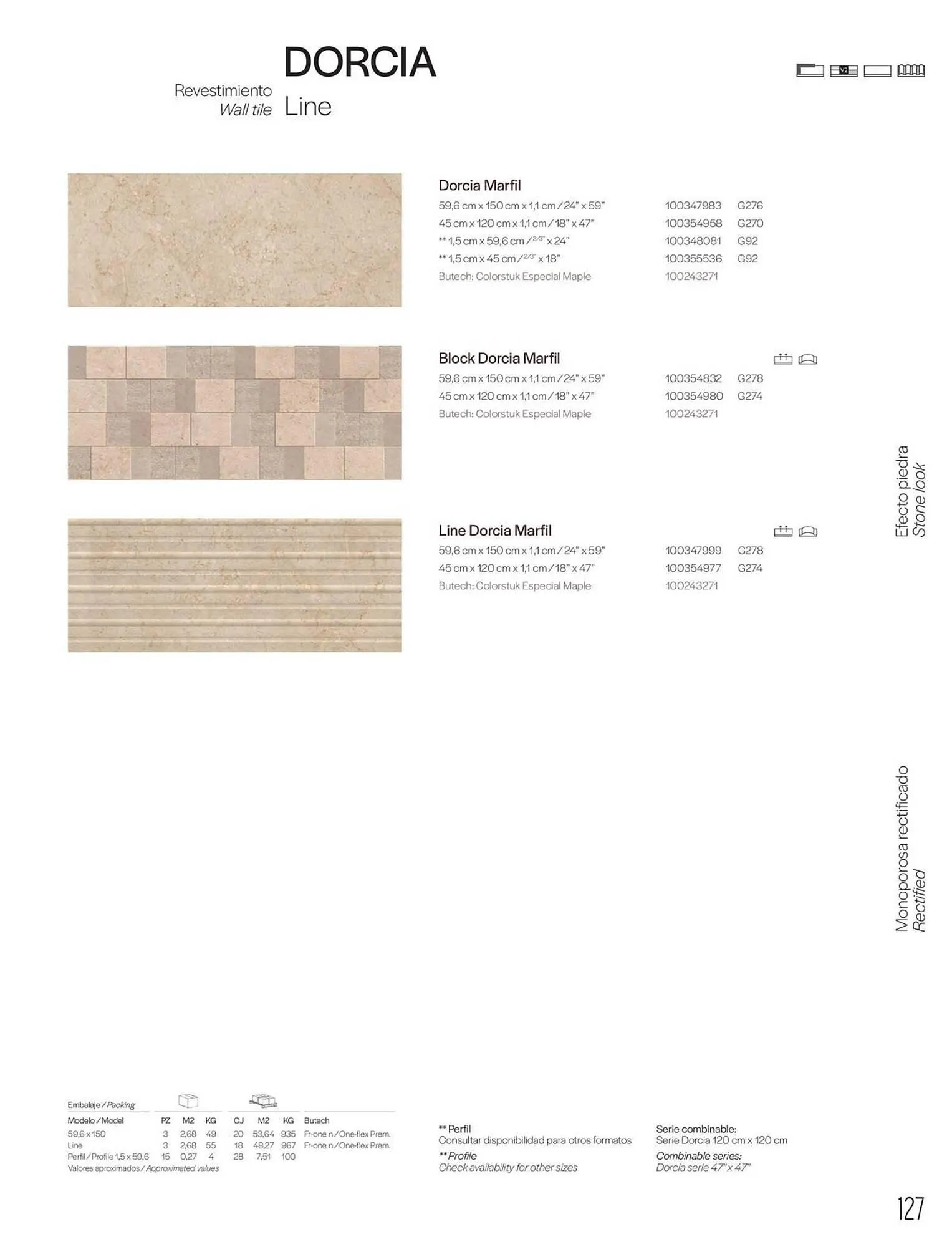 Catalogue Porcelanosa du 27 janvier au 31 décembre 2025 - Catalogue page 129