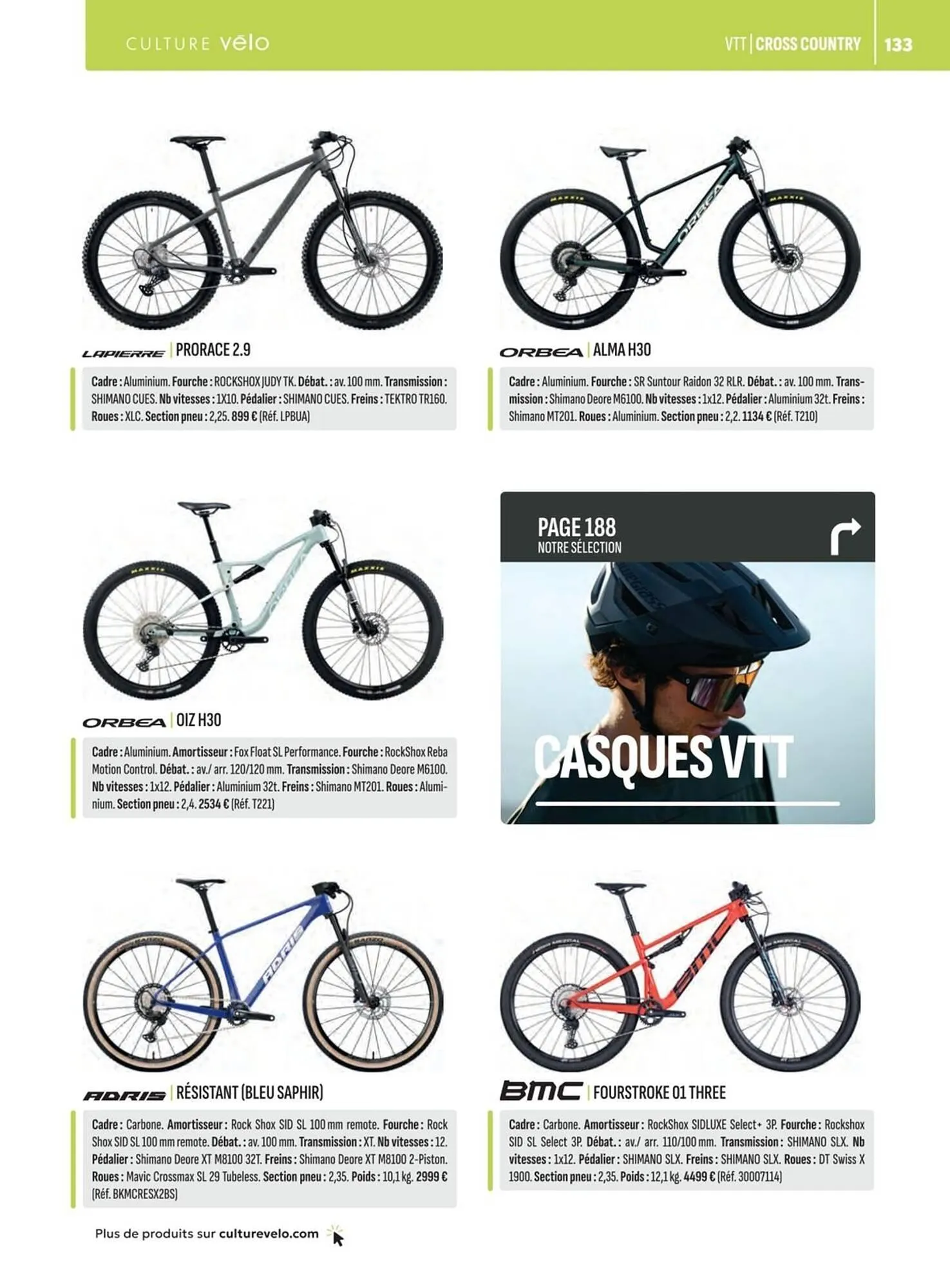 Catalogue Culture Vélo du 19 décembre au 31 décembre 2026 - Catalogue page 133