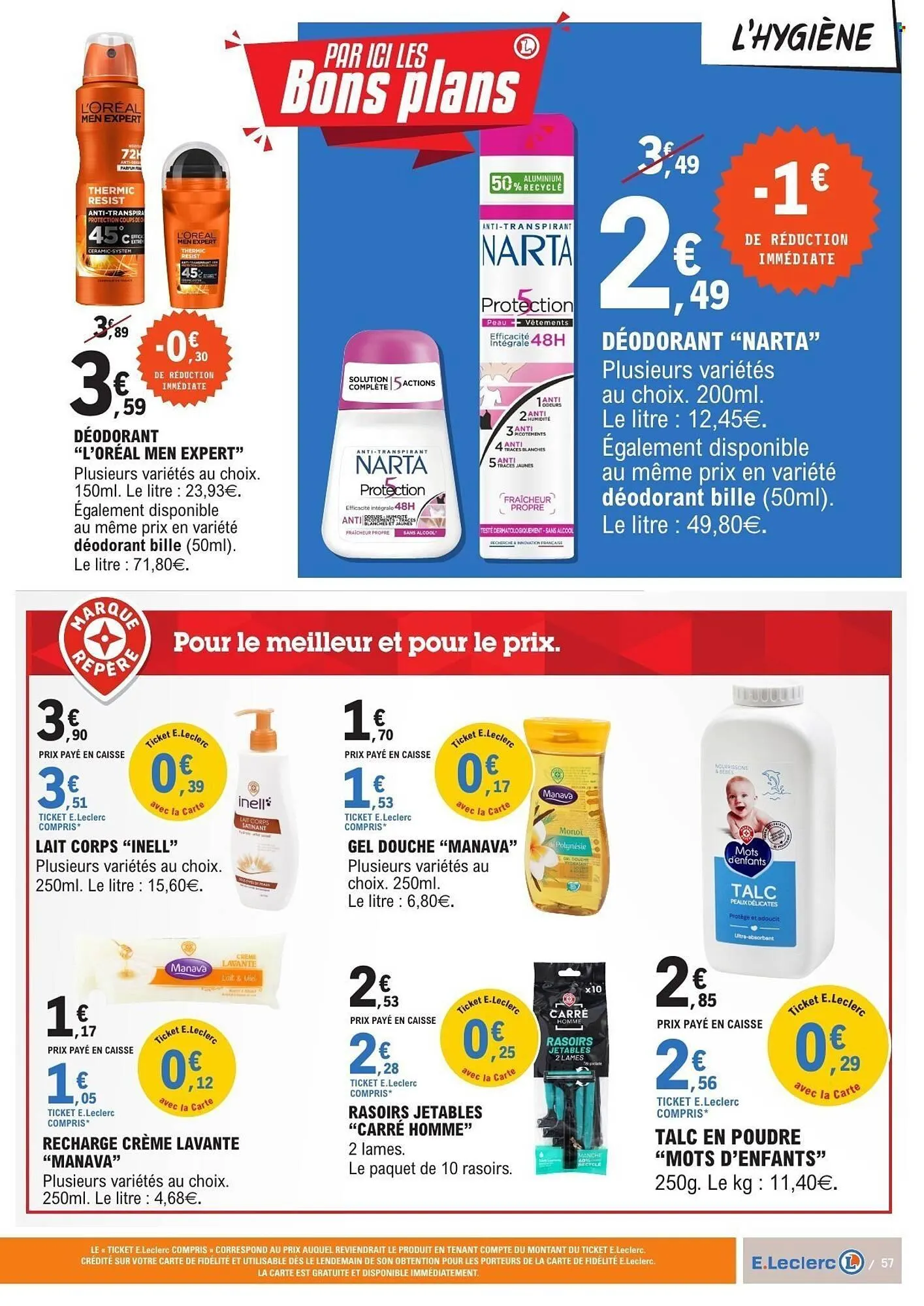 Catalogue E.Leclerc du 24 mars au 6 avril 2026 - Catalogue page 57