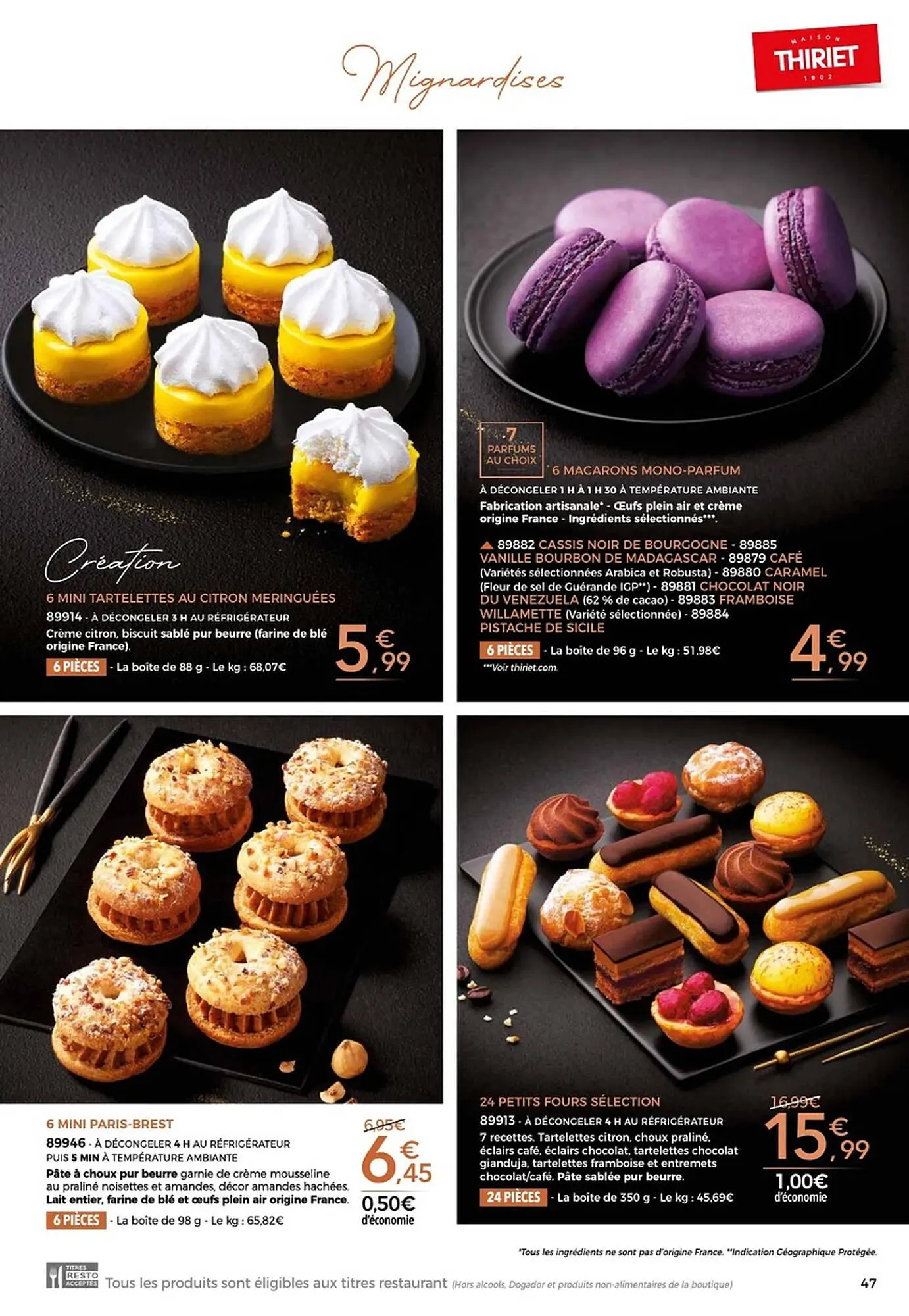 Catalogue Thiriet du 17 novembre au 31 décembre 2025 - Catalogue page 47