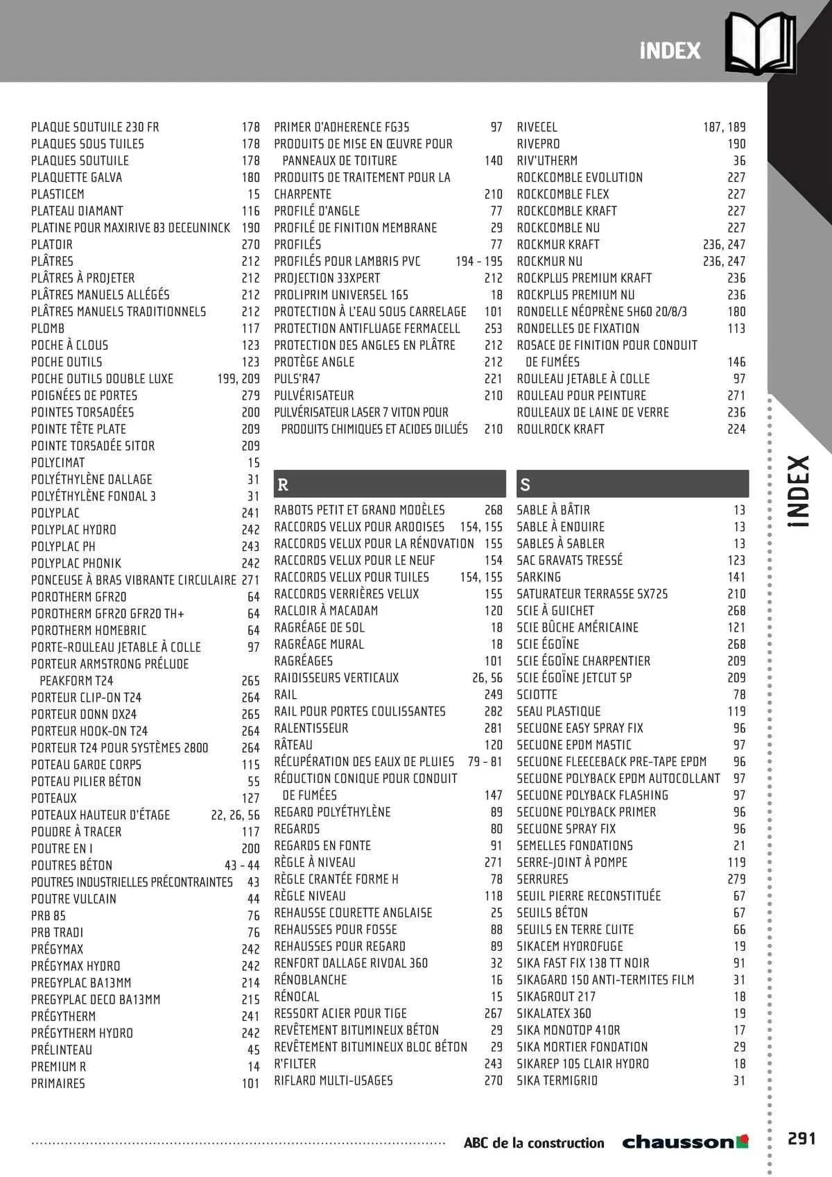 Catalogue Chausson Matériaux du 2 mai au 31 décembre 2025 - Catalogue page 244