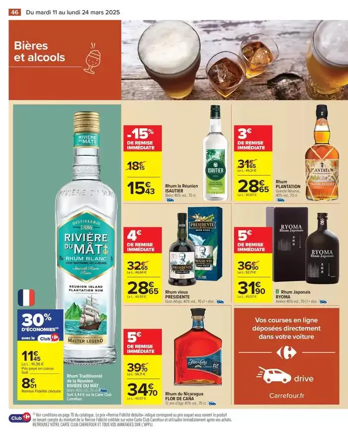 LES JOURS MEILLEURS AVEC LES PRODUITS CARREFOUR du 11 mars au 24 mars 2025 - Catalogue page 48