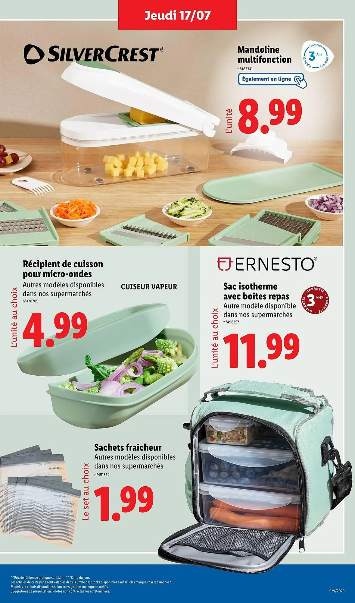 Catalogue Lidl du 17 juillet au 21 juillet 2025 - Catalogue page 5