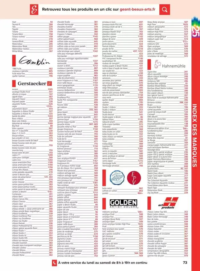 Catalogue Le Géant des Beaux-Arts du 6 janvier au 31 décembre 2025 - Catalogue page 171