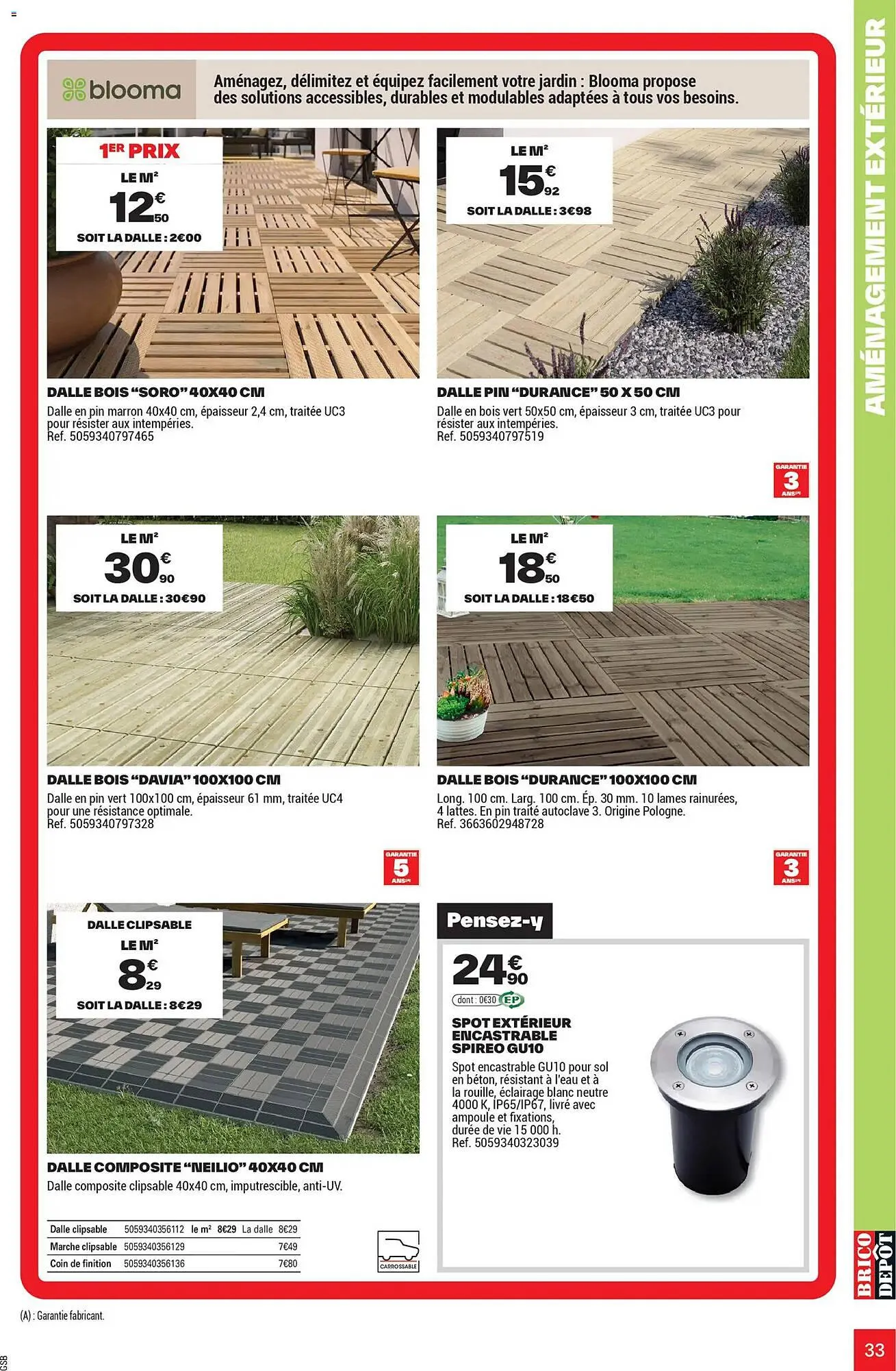 Catalogue Brico Dépôt du 25 mars au 12 juin 2026 - Catalogue page 33