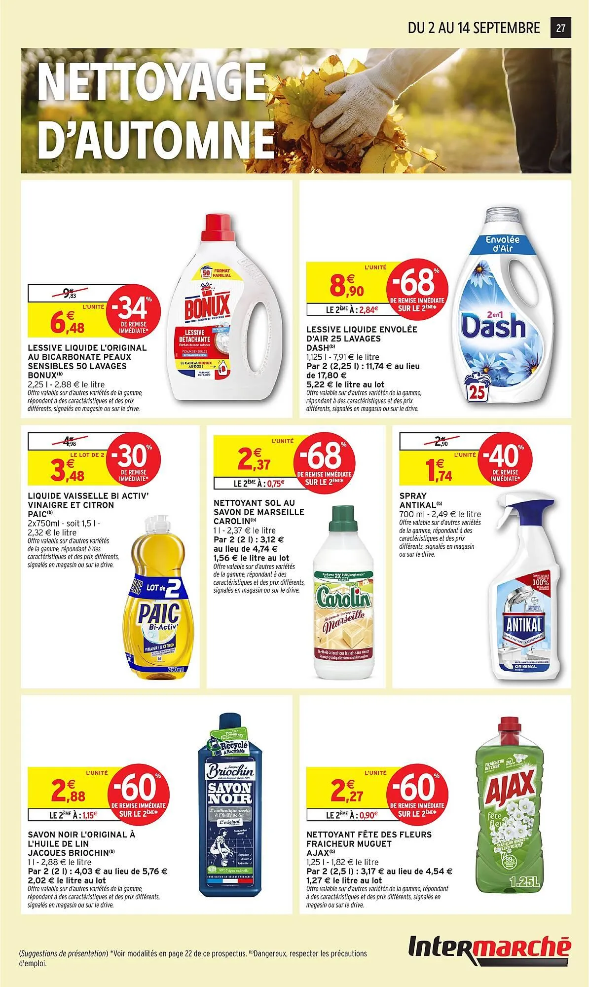 Catalogue Intermarché du 2 septembre au 14 septembre 2025 - Catalogue page 27