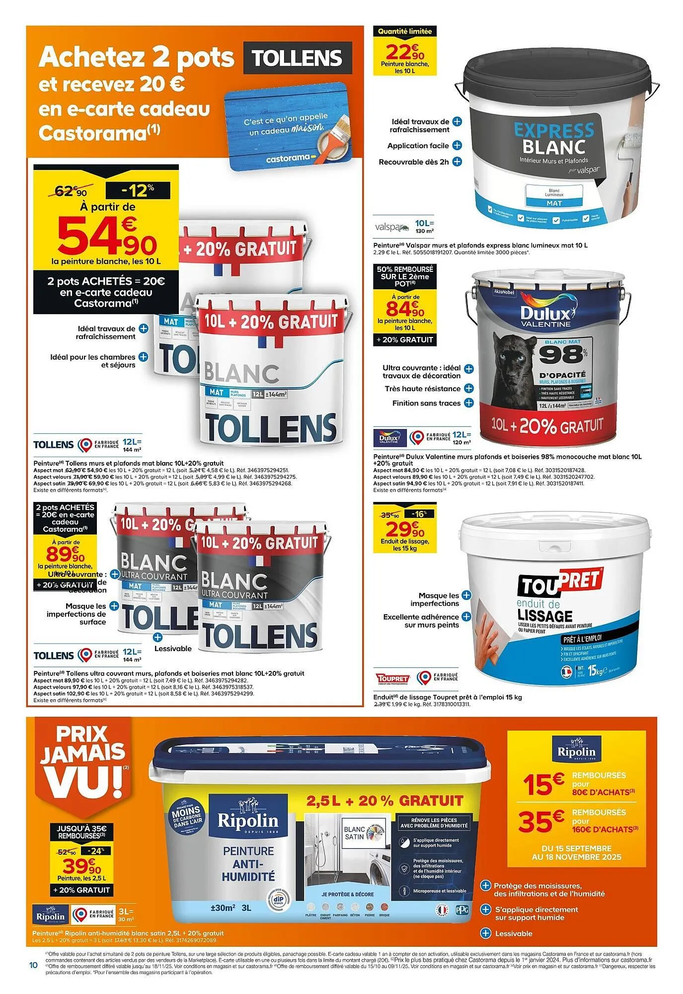 Catalogue Castorama du 15 octobre au 3 novembre 2025 - Catalogue page 10
