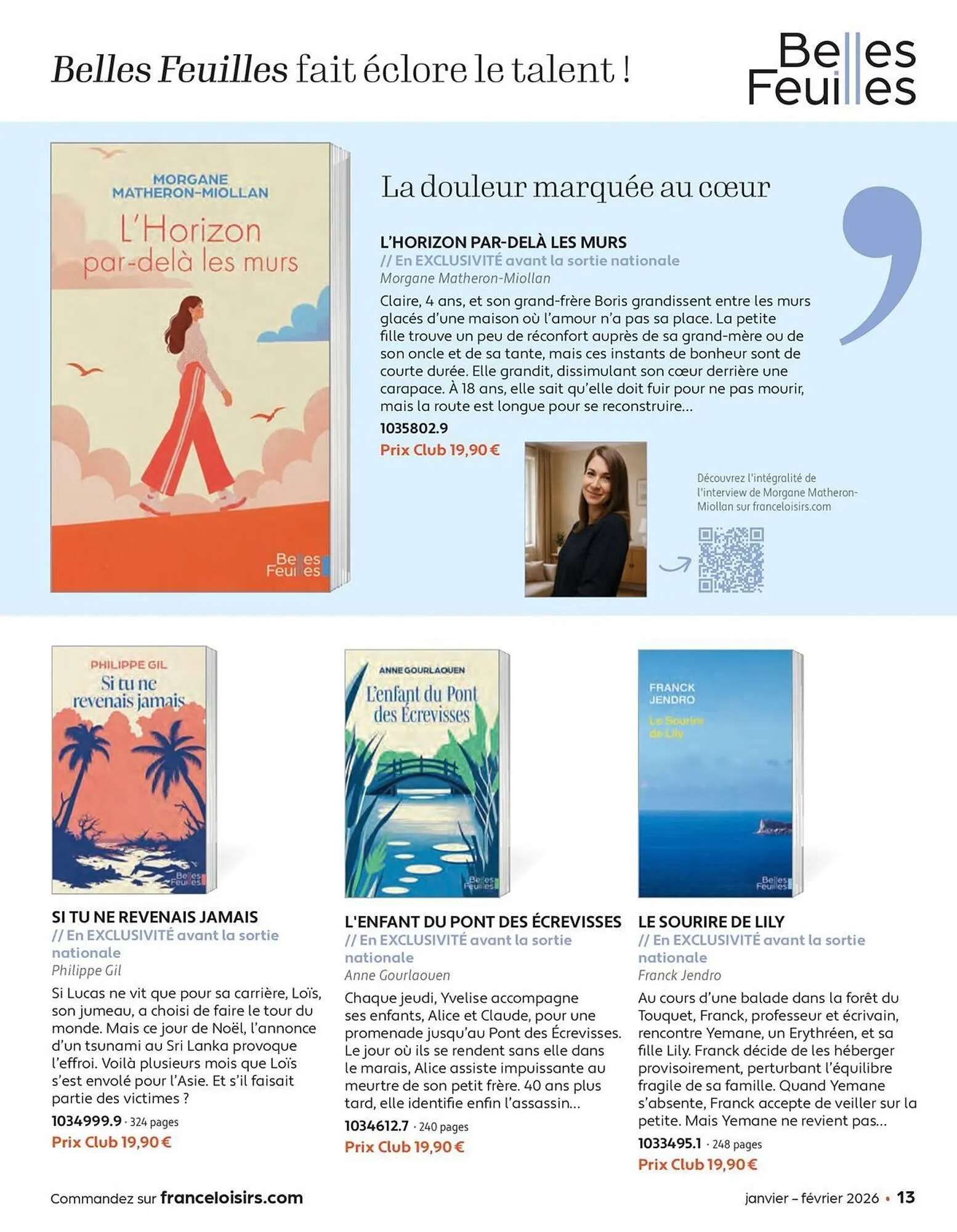 Catalogue France Loisirs du 1 janvier au 28 février 2026 - Catalogue page 13