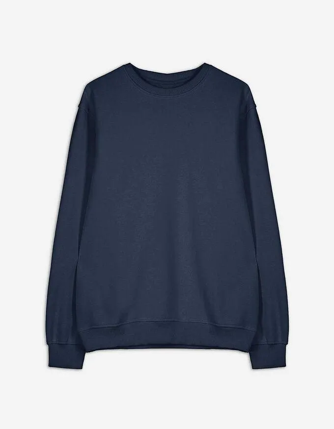 Mikina - Relax Fit střih - tmave modra