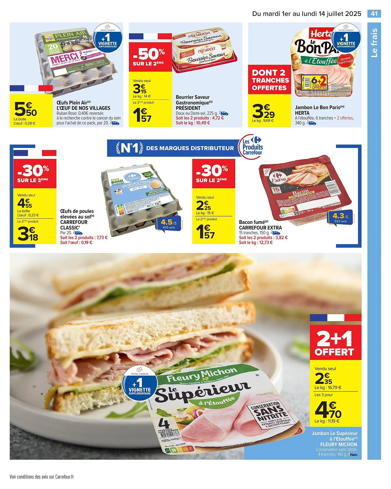 Catalogue Carrefour du 1 juillet au 14 juillet 2025 - Catalogue page 43