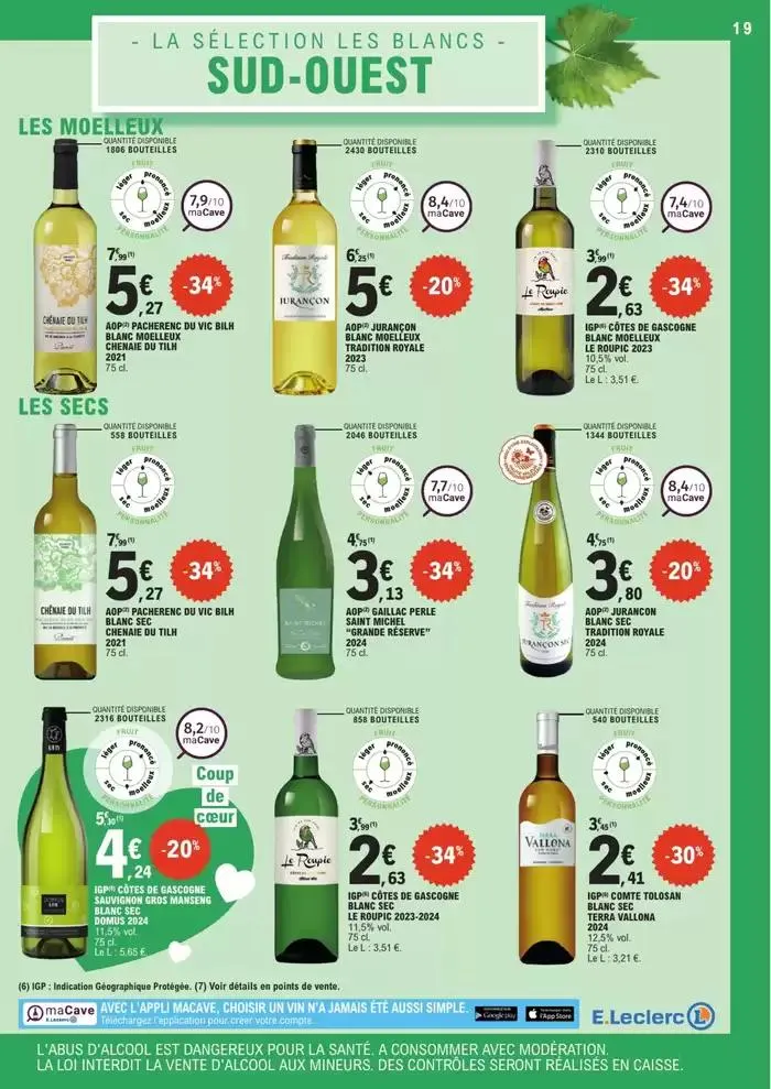 FOIRE AUX VINS DE PRINTEMPS - MIXTE du 8 avril au 19 avril 2025 - Catalogue page 19